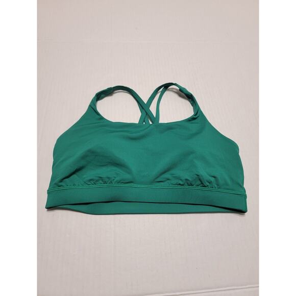 lululemon athletica Other - Lululemon Energy Sport Bra Sz 10 Womens Medium Support B-D Cup Green LW2ECSS
